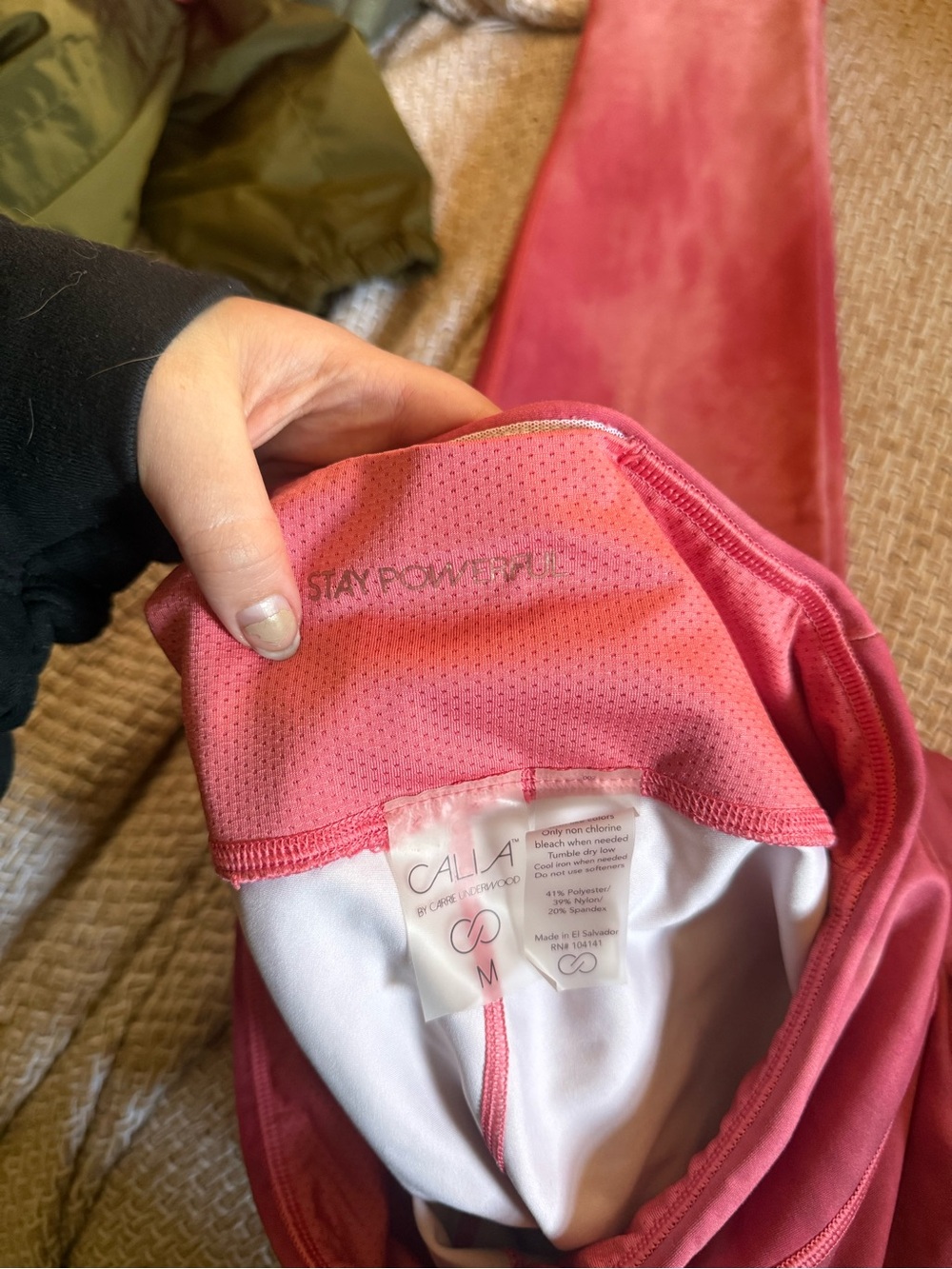 CALIA by Carrie underwood Pink Tie-Dye Leggings - Picture 2 of 2